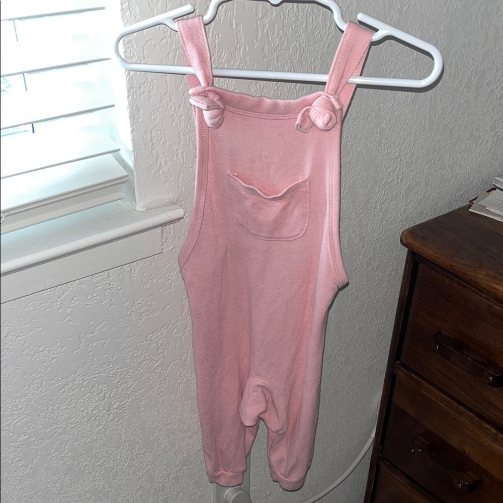 Kyte baby pink overalls size 12-18 m